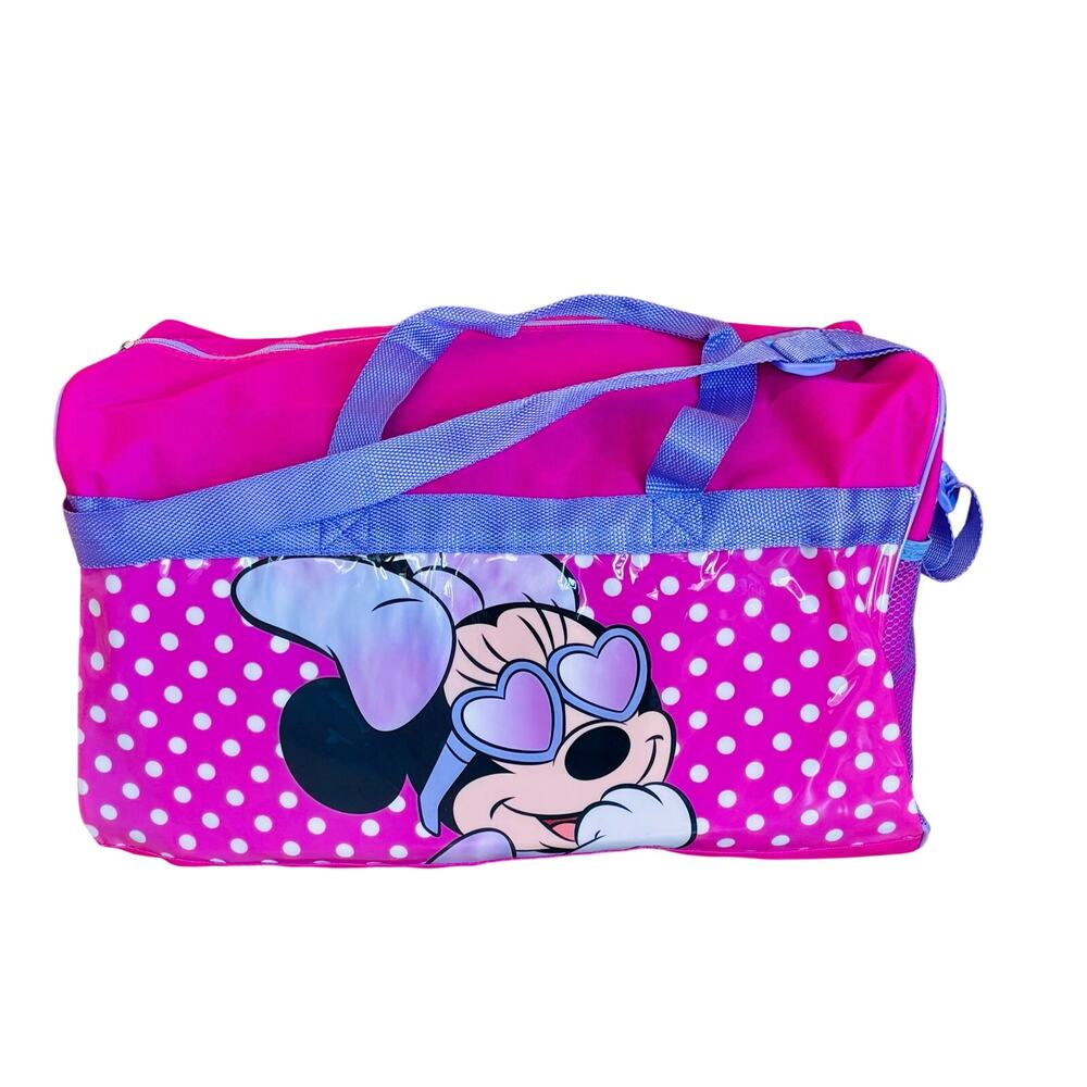 Disney Minnie Mouse Adorable hot pink duffel tote travel bag